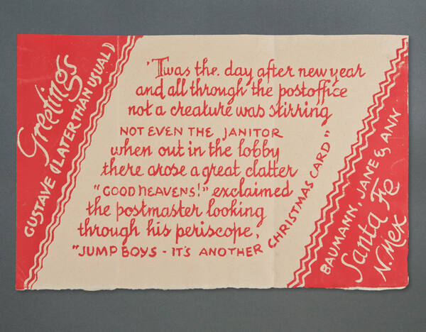Greeting Card "Twas the Day After"