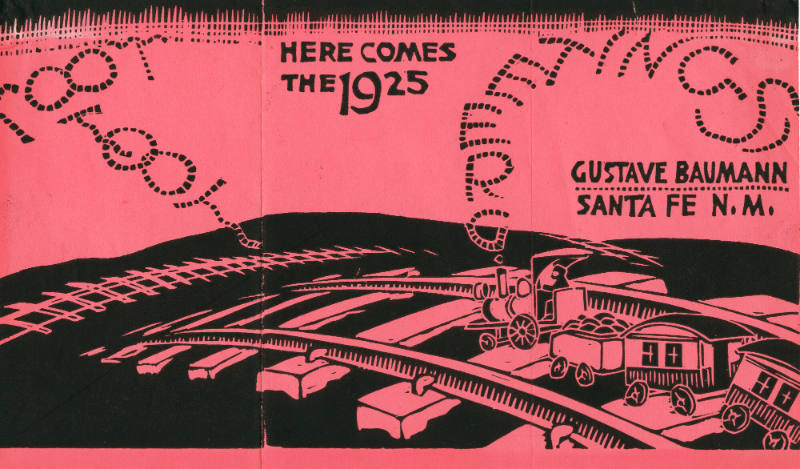 Greeting Card for 1924: "Toot Toot"