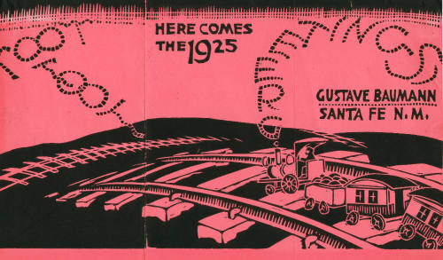 Greeting Card for 1924: "Toot Toot"