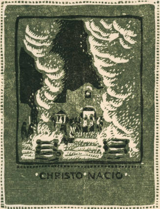 Greeting Card for 1922: "Feliz Nochebuena" (interior)