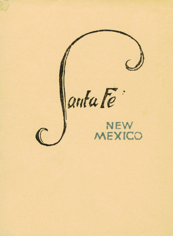 Greeting Card for 1925: "Greetings MCMXXV" (back cover)