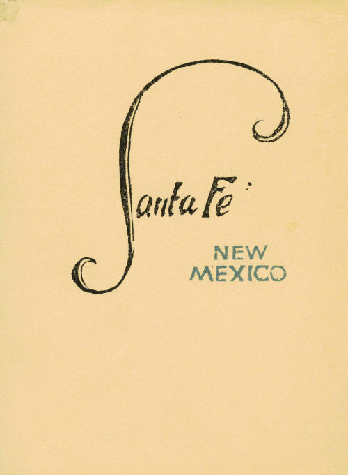 Greeting Card for 1925: "Greetings MCMXXV" (back cover)