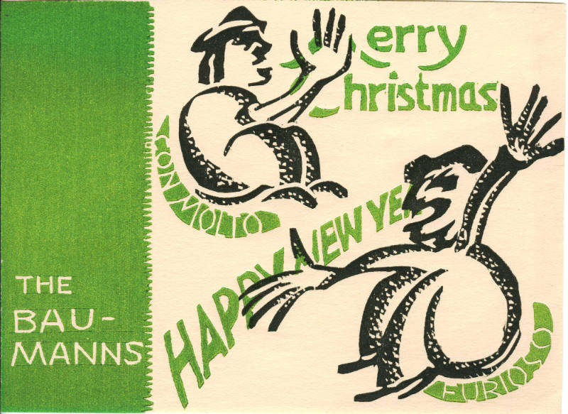 Greeting Card for 1934: "Con Molto Furioso" (front cover)