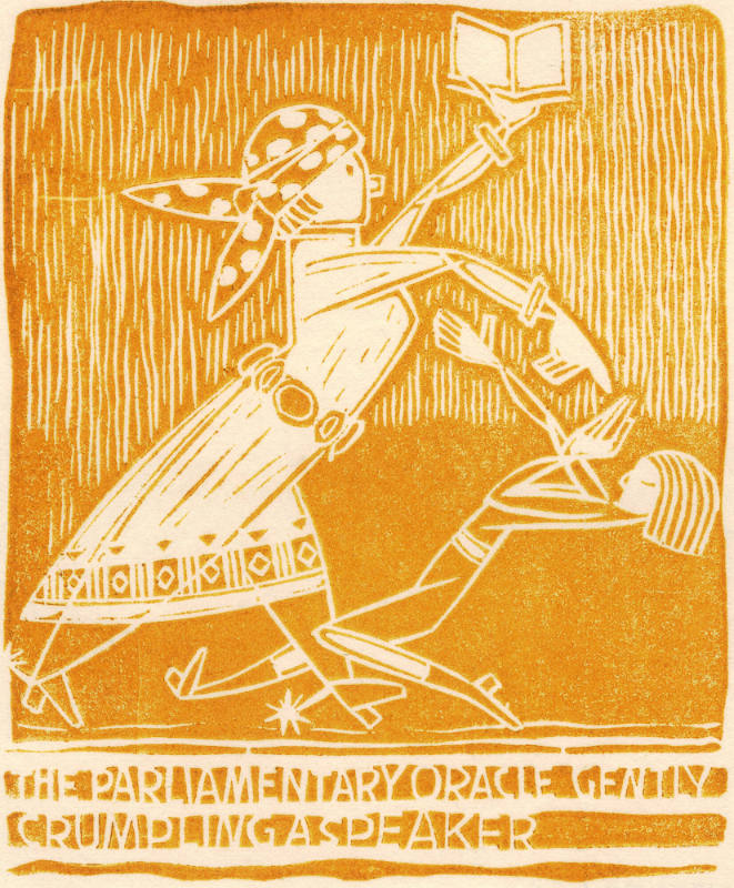 Illustrations after a Play: "The Parliamentary Oracle ..."