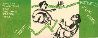 Greeting Card for 1934: "Con Molto Furioso" (interior)