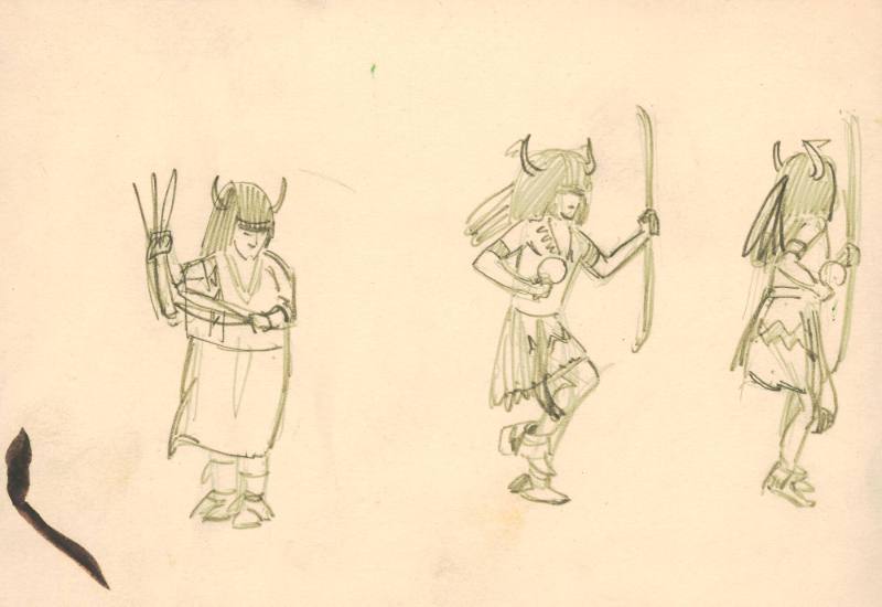 Dancing for the Christ Child (sketch)