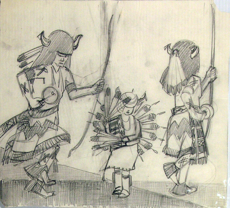 Dancing for the Christ Child (study)
