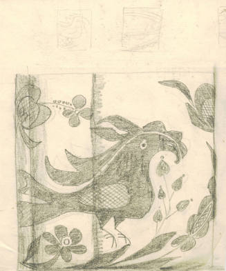 Acoma Pottery (sketch from the Indian Pottery Book)