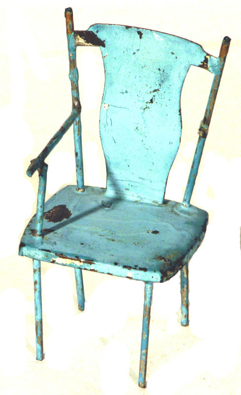 Metal toy chairs