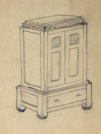 Gustave Baumann, Untitled, n.d., pencil on paper, 7 1/2 x 6 in. Collection of the New Mexico Mu…