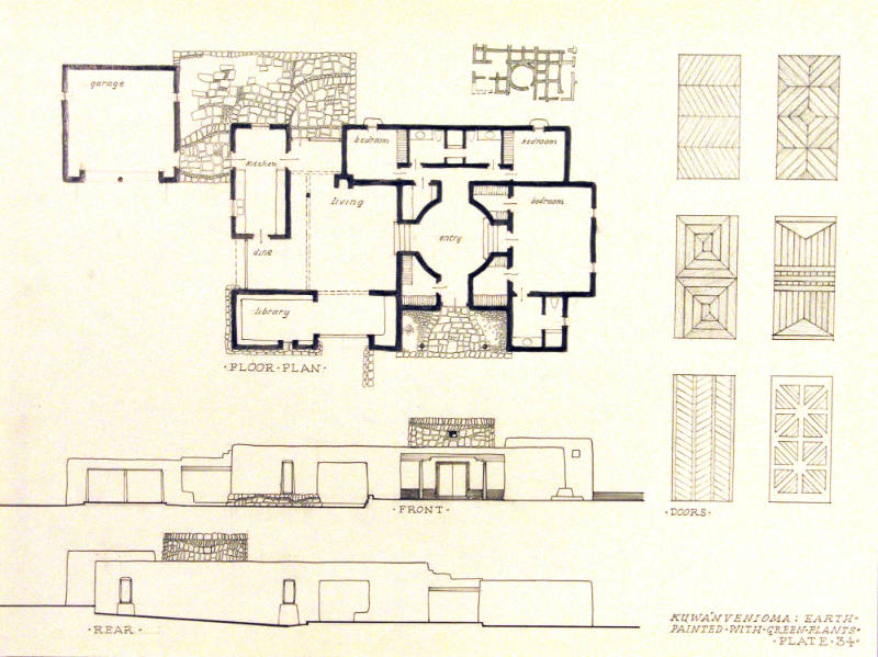 Kuwa'nvenioma:  Earth Painted with Green Plants, Plate 34