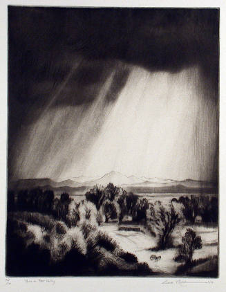 Rain in Taos Valley