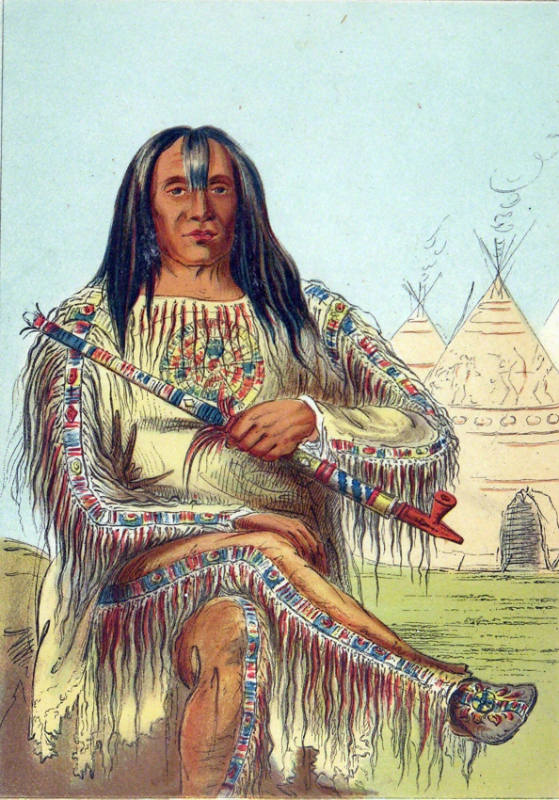 Chief of Blackfoot Nation (Stu-mick-o-sucks)