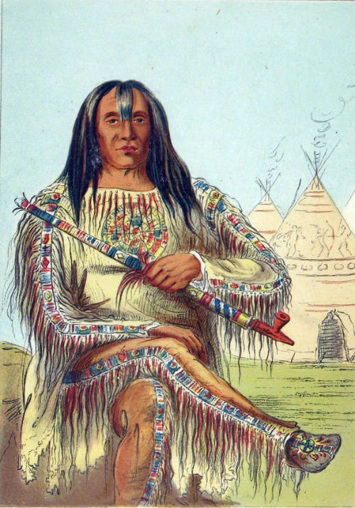 Chief of Blackfoot Nation (Stu-mick-o-sucks)