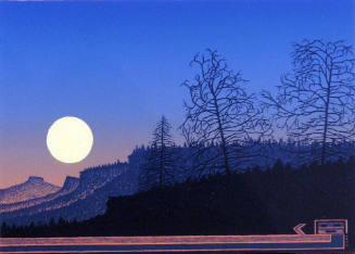 Moonset, Winter Dawn