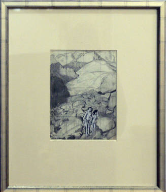 Adam and Eve in a Mountain Landscape