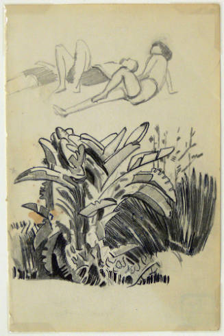 Untitled (California Flora and Sun Bathers)