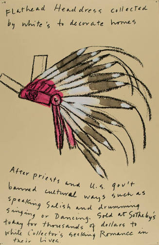 Jaune Quick-To-See Smith, Citizen of Confederated Salish and Kootenai Nation, MT, Flathead Head…