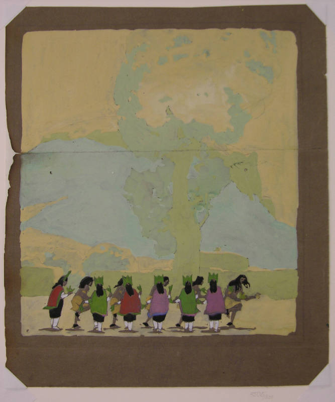 Corn Dance, Santa Clara (study)