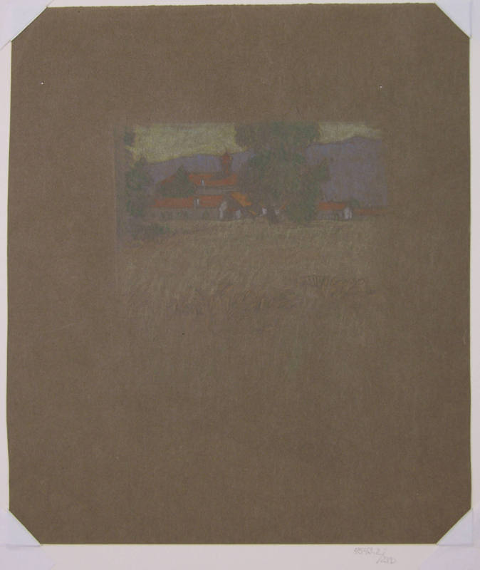 Taos Valley Wheat Field (sketch)