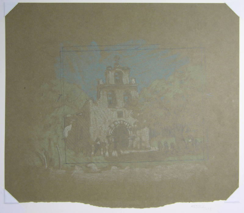 Untitled (sketch for San Antonio series)