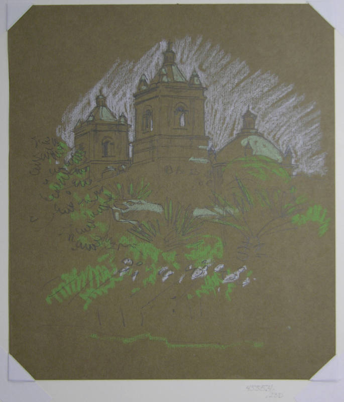 Untitled (sketch for San Antonio series)