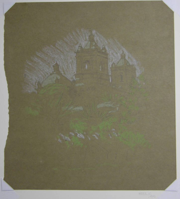 Untitled (sketch for San Antonio series)