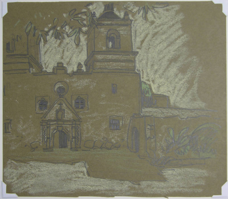 Untitled (sketch for San Antonio series)