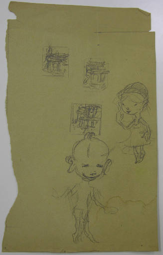 Figure Sketches of Marionettes