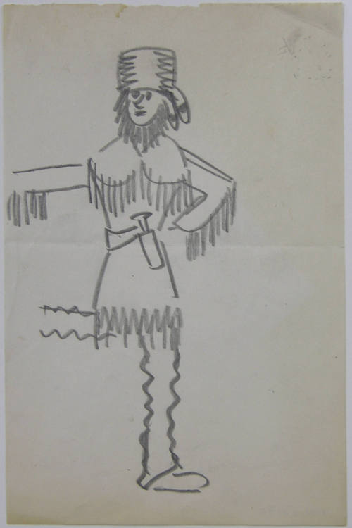 Man with Coonskin Hat