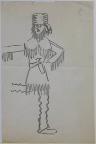 Man with Coonskin Hat