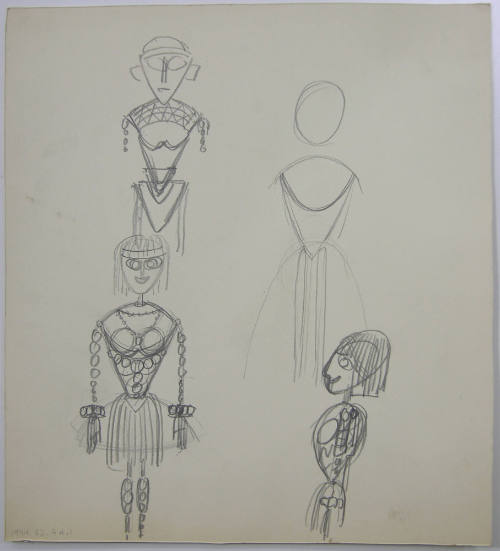 Figure Sketches of Marionettes