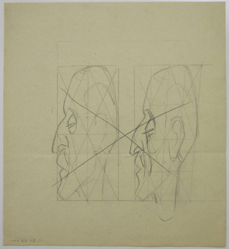 Study for Marionette Head and Hands