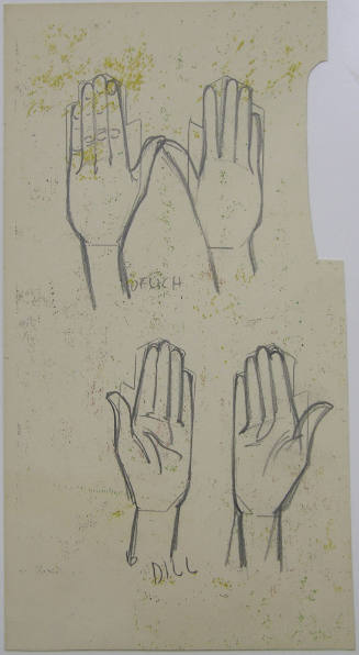 Study for Marionette Hands