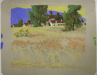 Taos Valley Wheat Field (study)