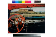 Alexander Eisemann Harris, Black Mesa, Looking East From Fred Cata's 1957 Chevrolet Belair, 198…
