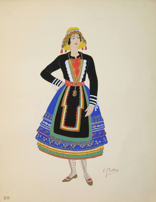Nouvelle-Castille, Costume de Femme (from the series Costumes Espagnols)