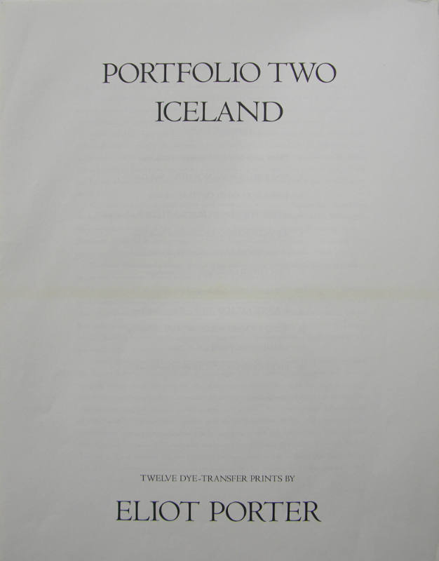 Portfolio Two Iceland