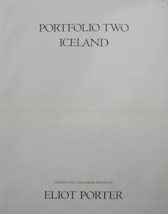 Portfolio Two Iceland