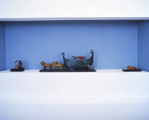 Barque with Lion Goddess