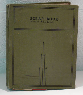 Scrap book Elizabeth Willis DeHuff