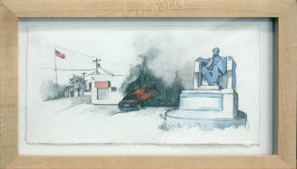 Car Fire (Statue of Lincoln)