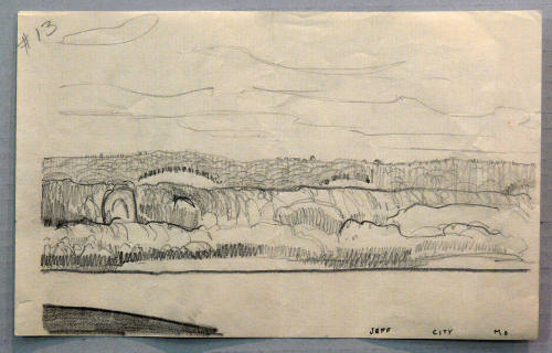 Indians of Middle West for Murals of Missouri State Capital  - Jefferson City, Missouri