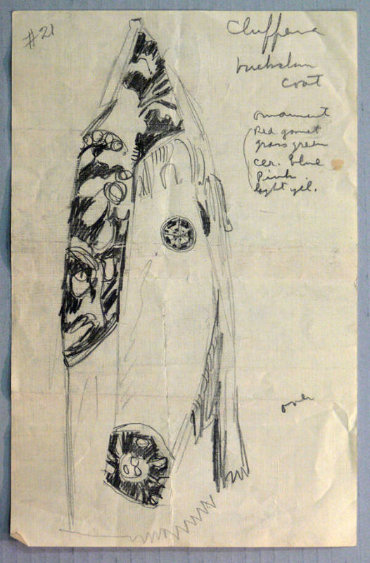 Indians of Middle West for Murals of Missouri State Capital - Bucksin Coat