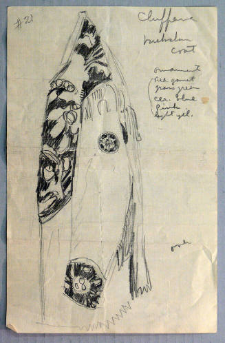 Indians of Middle West for Murals of Missouri State Capital - Bucksin Coat