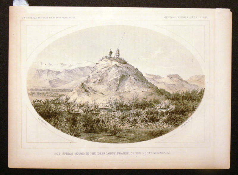 Hot Spring Mound, in the Deer Lodge Prairie of the Rocky Mountains