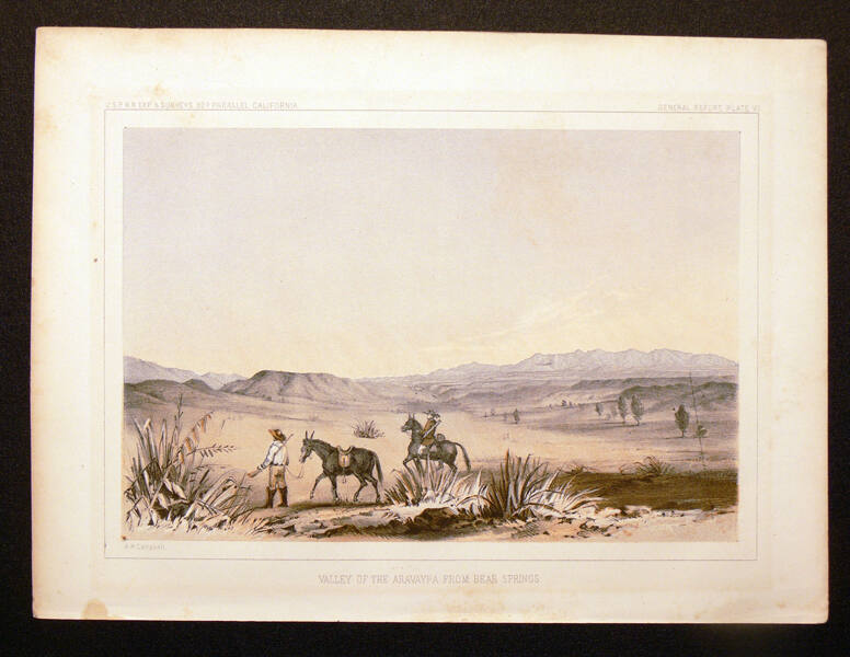 Valley of the Aravaypa from Bear Springs