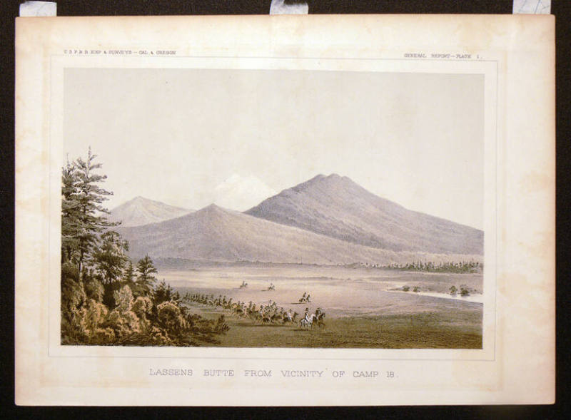 Lassens Butte from Vicinity of Camp 18