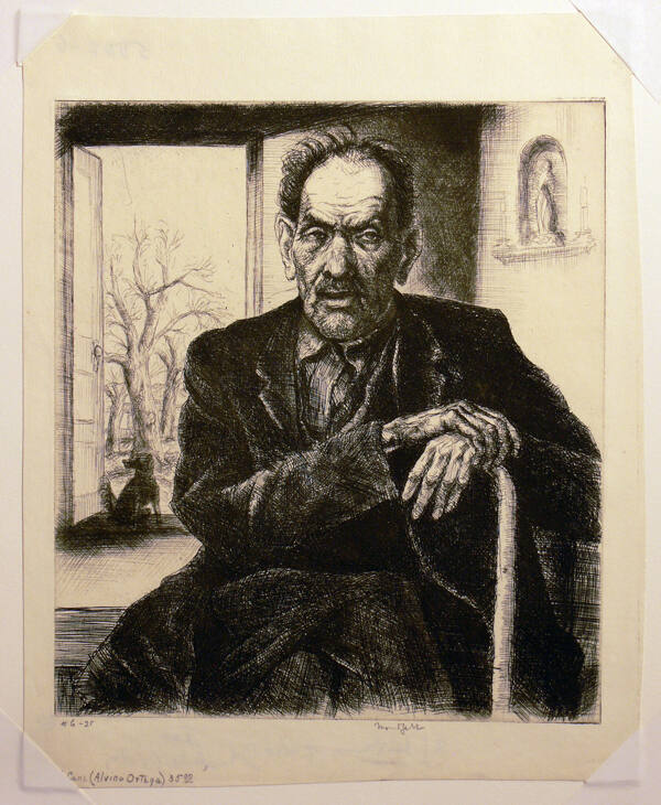 Man With Cane (Alvino Ortega)