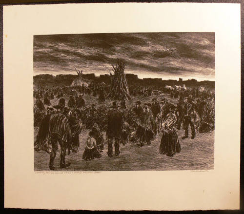 Entering the Ceremonial Circle - Navajo Mountain Chant